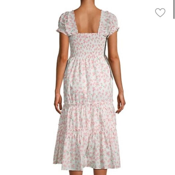 Caara Daphne smocked tiered dress.Size S - Picture 3 of 13